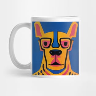 Funny Keith Haring, Dog Mug